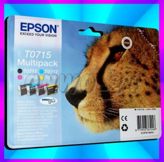 Original EPSON Drucker Patronen T0711 T0712 T0713 T0714 Multipack