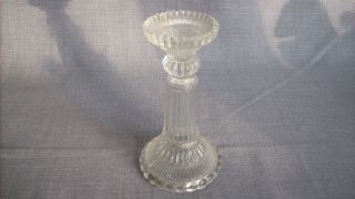 Kerzenständer Preßglas Pressglas alt