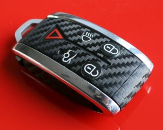 Jaguar XKR XK Smart key Carbon Style Schlüssel Dekor