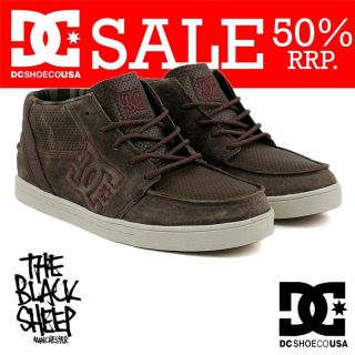 DC SHOE CO RELAX MID TOBACCO MENS SKATE SHOES/TRAINERS NEW SALE 50%
