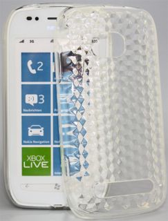 Silikon Case für Nokia 710 Lumia in transparent Silicon Skin Hülle