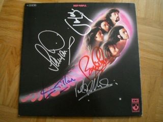 Deep Purple Fireball LP 1C 072 92 726 signiert 
