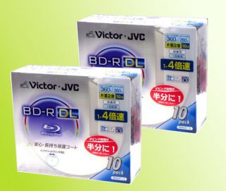 20 JVC 3D blu ray 50GB blu ray disc 4X dual layer bluray 3d dvd bluray