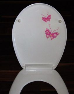 Klodeckel ~Toilettendeckel ~ Schmetterling ~ Blume ~NEU