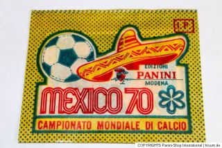 Panini WM WC MEXICO 70 1970 – 1 x TÜTE PACKET BUSTINA Vers FLOWER