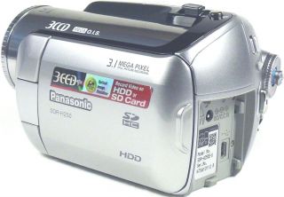 3CCD HDD/SD Festplatten Camcorder PANASONIC SDR H250 TOP Zust. 30GB HD