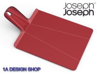 Joseph Joseph XL Chop2Pot PLUS klappbares Schneidebrett in Rot