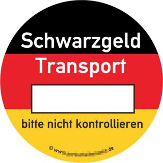 SCHWARZGELD TRANSPORT, Plakette Feinstaubplakette Umweltplakette