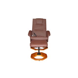 Design Comfort Massagesessel Fernsehsessel mit Hocker Relaxsessel