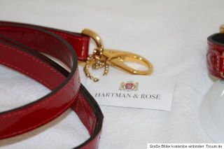 Hartman & Rose Pure Luxus Strass Halsband + Leine LUXUS Collar