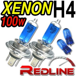 100w Xenon Fernlicht/Abblend Lampe H4 VW Lupo