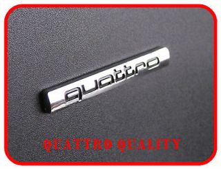 AUDI Quattro Badge Emblem Sticker A3 S3 A4 S4 A5 S5 A6 S6 RS3 RS4 RS6