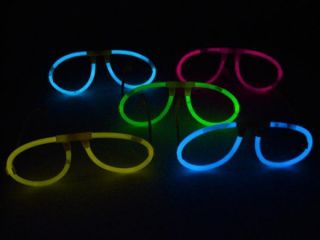Partybrille Knicklicht Party Brille Leuchtbrille