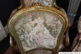antik Rokoko großer Salon Tapisserie Gobelin Louis XVI Barock