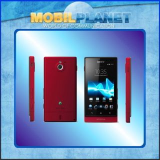 SONY XPERIA SOLA RED ANDROID SMARTPHONE MT27i 1 GHZ NEUWARE