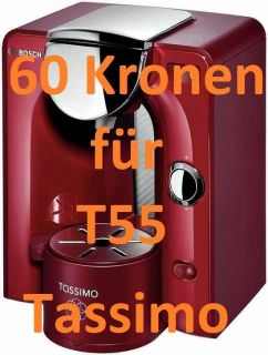 Jacobs 60 Kronen Bosch TASSIMO T55 NEU +20€ G.+2J.Garantie
