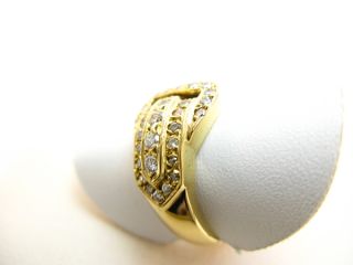 R784 750er 18kt Gelbgold Ring mit Gürtelschnalle Gürtel Schnalle mit