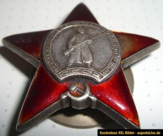 RAR+++ UdSSR Orden des Roten Sterns, Verl. Nr. 2123672 +++RAR