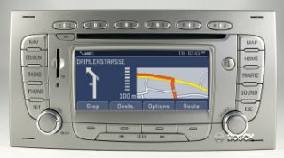 SD Radio Navigation Blaupunkt TravelPilot FX Nachruest Kit FORD KUGA