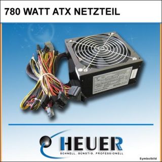 780 Watt Silent ATX Netzteil SATA PCI e 14 cm Luefter extreme Gaming