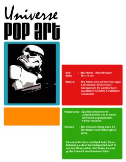 Storm Trooper   Pop Art   Clone Wars   Klon Krieg   Laserschwert
