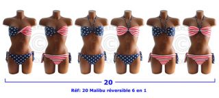 Maillot de bain Drapeau Americain Bikini USA FLAG 34 36 38 40 42
