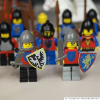LEGO Ritter Figuren Minifig Konvolut Drache Dragon Pferde Ritterburg