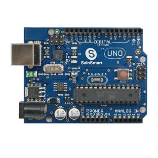 DE Lager SainSmart UNO +1602 LCD Keypad +Prototype Shield für Arduino