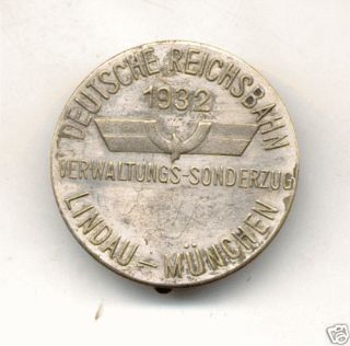 Reichsbahn Verwaltungs  Sonderzug 1932 Lindau München (821)