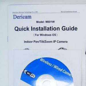 Dericam PTZ Wireless IP Camera 3X Optical Zoom Night Vision 8M +IRcut
