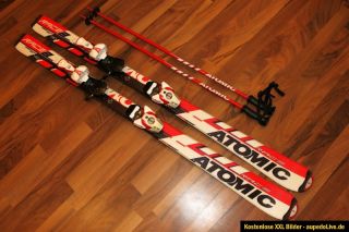 Atomic Race 8 Carving Ski Kinderski 130cm mit Atomic Race 275 Bindung