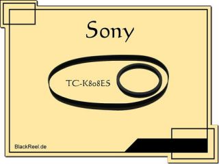 Sony TC K808 ES Riemen rubber belts Cassette Tape Deck
