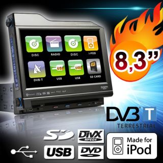 Autoradio DVD CD DVB T TV 1Din Radio SD USB Touchscreen RDS  VCD