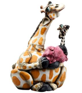 Goebel Todd Warner Whos the Daddy ? Neuheit 2012 Giraffe mit Kind