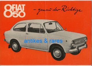 Katalog FIAT 850, Dt. FIAT Aktiengesell. Heilbronn