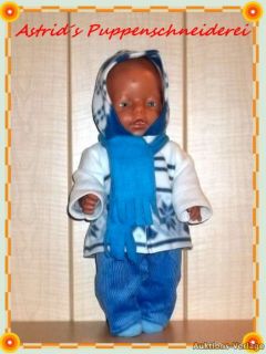 Puppenkleidung für 43 cm z. B. Baby Born , KAPUTZENJACKENSET NR. 415