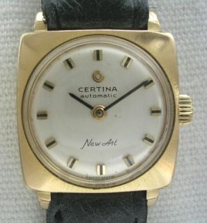 Certina New Art Automatic Damenarmbanduhr 60er Jahre