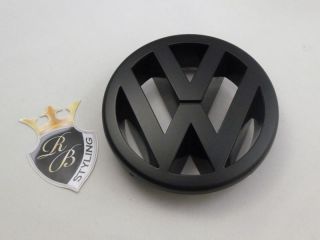schwarz schwarzes matt VW Zeichen Emblem Golf 5 V GTI Polo Touran Eos