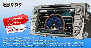 DVD GPS Navigation Autoradio Bluetooth für FORD Mondeo FOCUS C MAX