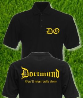 Dortmund Polo  never walk alone  Fan Shirt  S XXL  NEU  Stadt