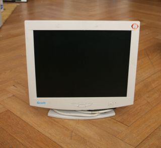 Bildschirm Computermonitor LW 851 SLCD015L weiß beige VGA PC 