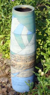 Edle Bodenvase Keramik Vase Höhe 67 cm Studiokeramik Kunstkeramik