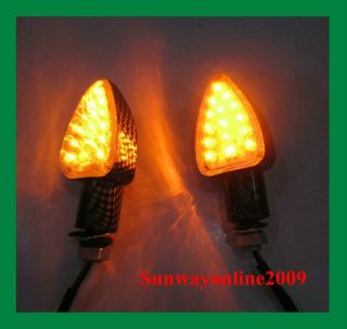 4X Universal 15 LED Motorcycle Motorbike Turn Signal Lights Indicators