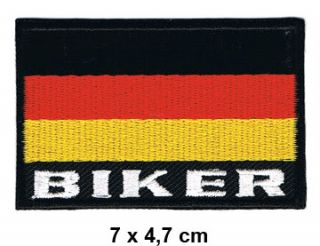 BIKER DEUTSCHLAND Aufnäher Patch Motorrad Chopper Kutte Germany