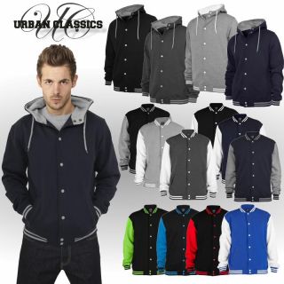Urban Classics 2 tone u. Hooded College Sweatjacket Herren Sweatshirt