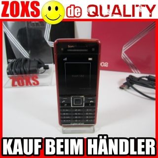 Sony Ericsson C902 Red OHNE SIMLOCK laeuft einwandfrei OVP Nr 1458330c