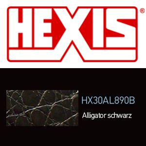 Hexis Alligator Auto Folie (69,04€/m²) 100cm x 137cm Schwarz
