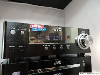 JVC UX TB3 midi stereoanlage CD//WMA/USB/reciever mit fernbedienung
