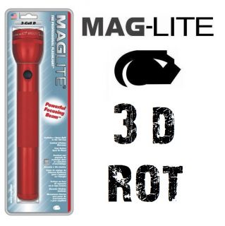 MAGLITE 3D Rot Taschenlampe Krypton MAG LITE 3 D Red