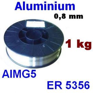 Rolle   1 kg   0,8 mm Aluminium Alu Schweißdraht ALMG5